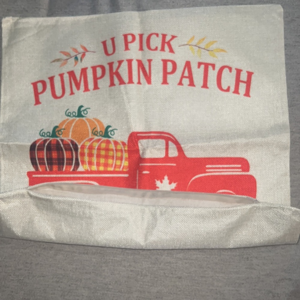 Fall Farmhouse Decor Pillow Cover 18x18 Inch - Picture 3 of 3